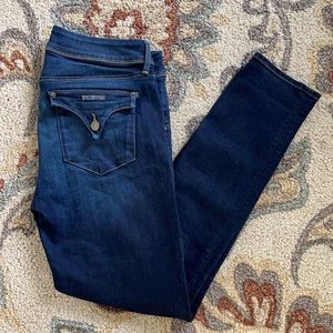 Hudson Collin flap skinny ankle jeans